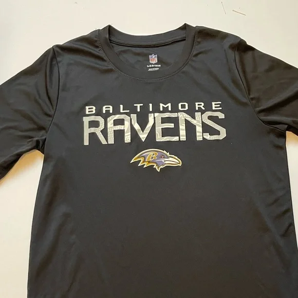 NFL Baltimore Ravens Youth Performance Size Youth L - Picture 2 of 5
